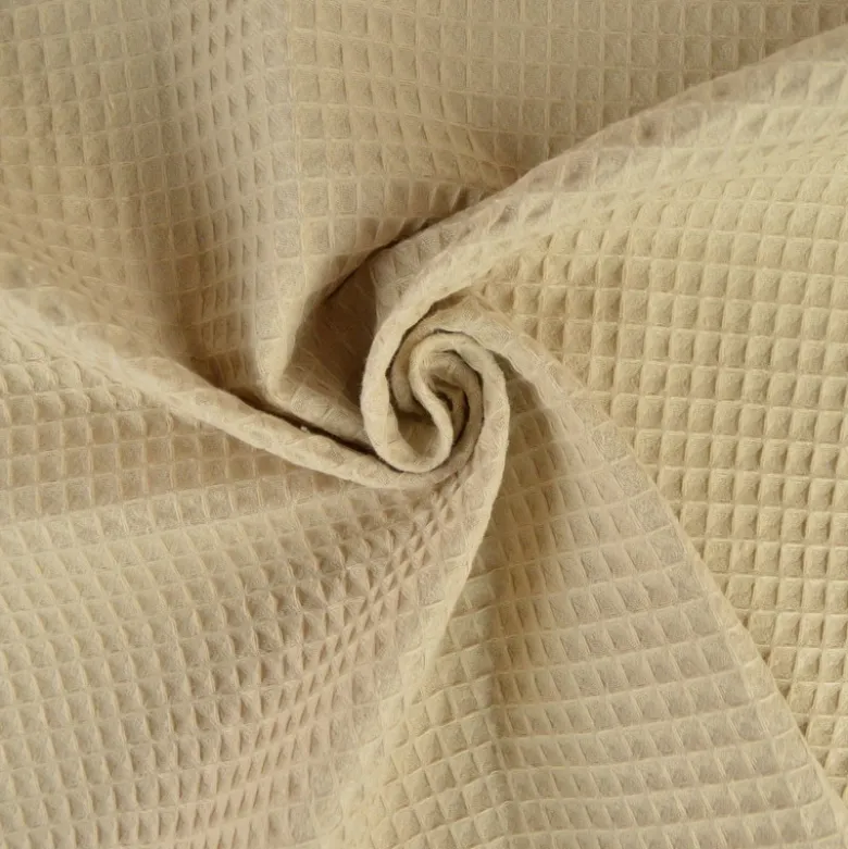 Tissu nid d'abeille Lin - OEKO TEX