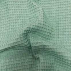 Tissu nid d'abeille Vert aventurine - OEKO TEX