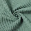 Tissu nid d'abeille vert Céladon - OEKO TEX