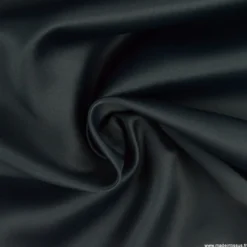 Tissu non feu grande laize, isolant phonique et thermique occultant boreal noir
