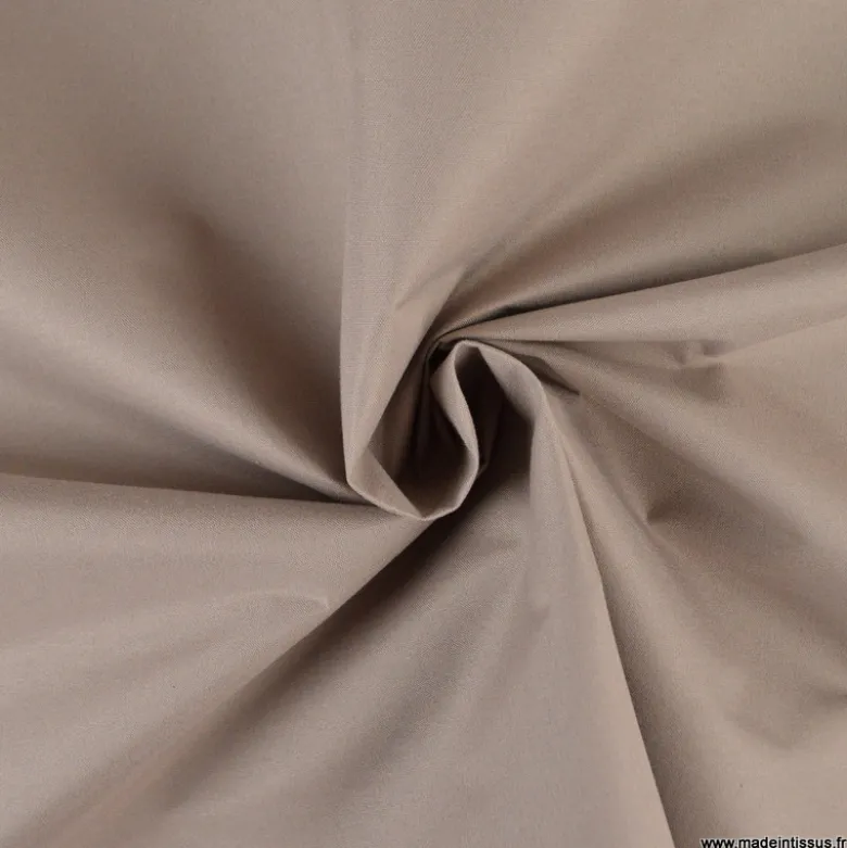 Tissu occultant isolant thermique taupe