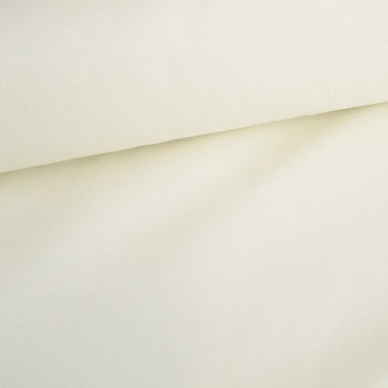 Tissu occultant isolant thermique double face indiana Blanc cassé