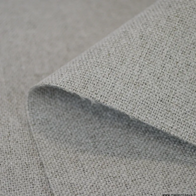 Tissu occultant isolant thermique double face indiana gris
