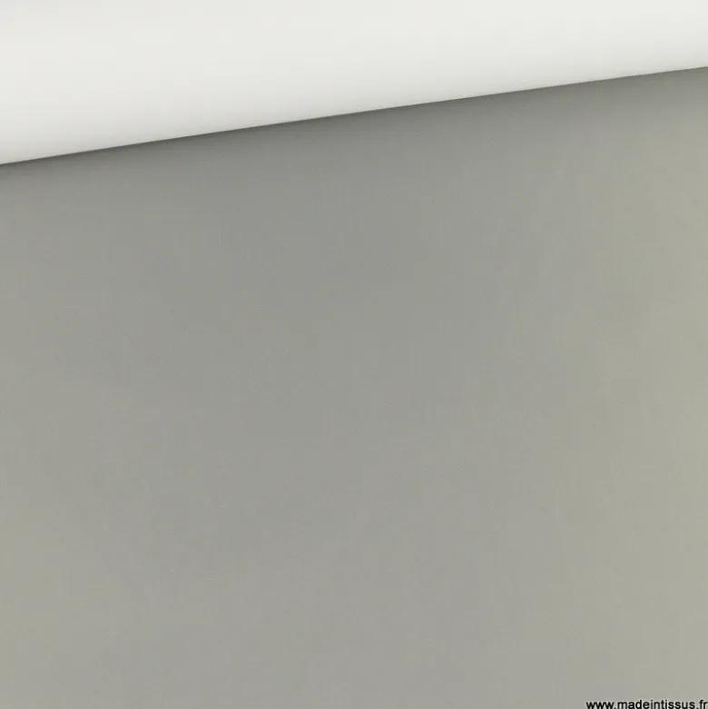 Tissu oxford gris avec menbrane étanche et respirant