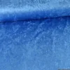 Tissu panne de velours coloris Bleu Royal