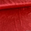 Tissu panne de velours coloris Rouge