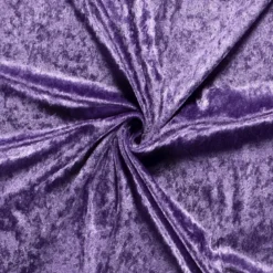 Tissu panne de velours coloris Parme