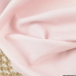 Tissu Piqué de coton rose - OEKO TEX