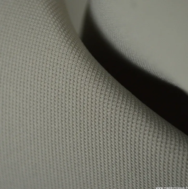Tissu piqué pour ciel de toit gris souris