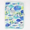 Tissu plastifié imprimé poissons tropicaux