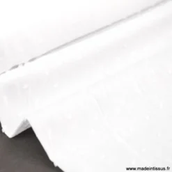 Tissu plumetis blanc - OEKO TEX