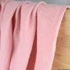 Tissu plumetis voile de coton Rose thé - OEKO TEX