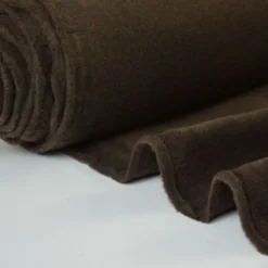 tissu polaire chiné haut de gamme coloris choco - OEKO TEX