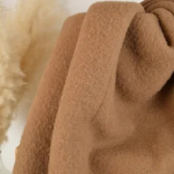 Tissu Polaire 100% laine vierge - Camel