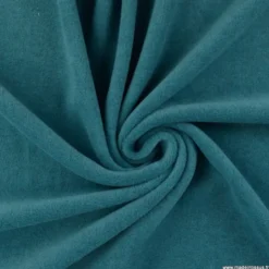 Tissu Polaire Made in France haut de gamme vert canard - OEKO TEX