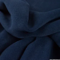 Tissu Polaire Made in France haut de gamme BLEU MARINE - OEKO TEX