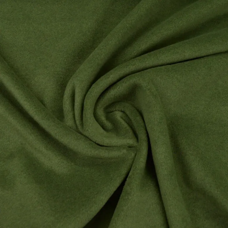 Tissu Polaire Made in France haut de gamme vert sapin - OEKO TEX