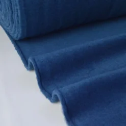 Tissu Polaire Made in France haut de gamme bleu marine Chiné - OEKO TEX
