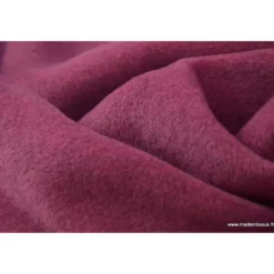 Tissu Polaire Made in France haut de gamme ROSE TREMIERE - OEKO TEX