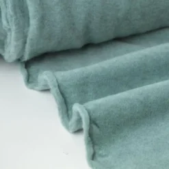 Tissu Polaire Made in France haut de gamme VERT MENTHE - OEKO TEX