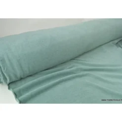 Tissu Polaire Made in France haut de gamme VERT MENTHE - OEKO TEX