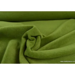 Tissu Polaire Made in France haut de gamme VERT - OEKO TEX