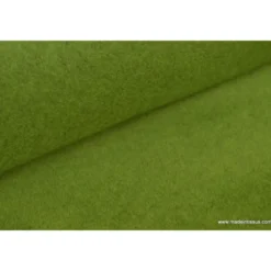 Tissu Polaire Made in France haut de gamme VERT - OEKO TEX