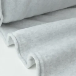 Tissu Polaire Made in France haut de gamme GRIS sel - OEKO TEX