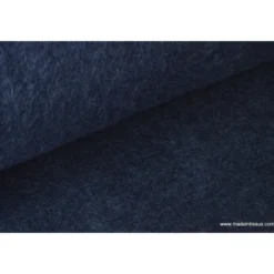 Tissu Polaire pure laine vierge, crépuscule,label