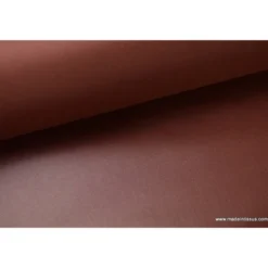 Tissu polyester marron cacao déperlant pour parapluie .