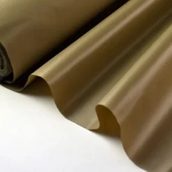 Tissu polyester marron clair déperlant pour parapluie .