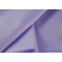 Tissu polyester parme déperlant pour parapluie .