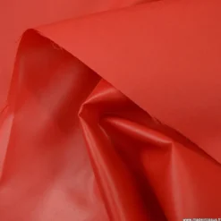 Tissu polyester rouge déperlant pour parapluie