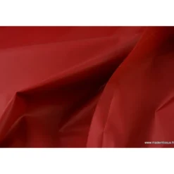 Tissu polyester rouge hermès déperlant pour parapluie