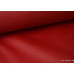 Tissu polyester rouge hermès déperlant pour parapluie