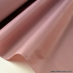 Tissu polyester vieux rose déperlant pour parapluie .