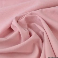 Tissu popeline chambray Vieux rose - OEKO TEX