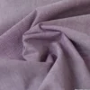 Tissu popeline coton chambray coloris Prune - OEKO TEX