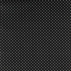 Tissu Popeline coton noir imprimé petit pois - OEKO TEX