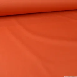 Tissu Popeline coton OEKO TEX uni Terracotta - OEKO TEX