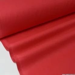 Tissu Popeline coton OEKO TEX uni Rouge