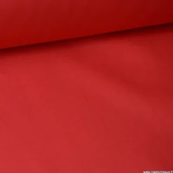 Tissu Popeline coton OEKO TEX uni Rouge