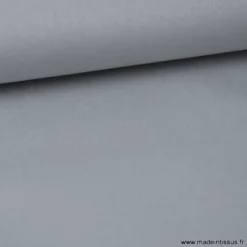 Tissu Popeline coton OEKO TEX uni gris
