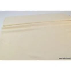 Tissu Popeline coton OEKO TEX uni naturel