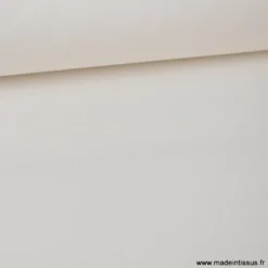 tissu Popeline coton OEKO TEXuni écru