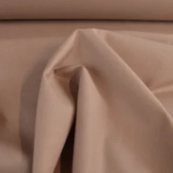 Tissu popeline coton Taupe - OEKO TEX