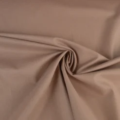 Tissu popeline coton Taupe - OEKO TEX