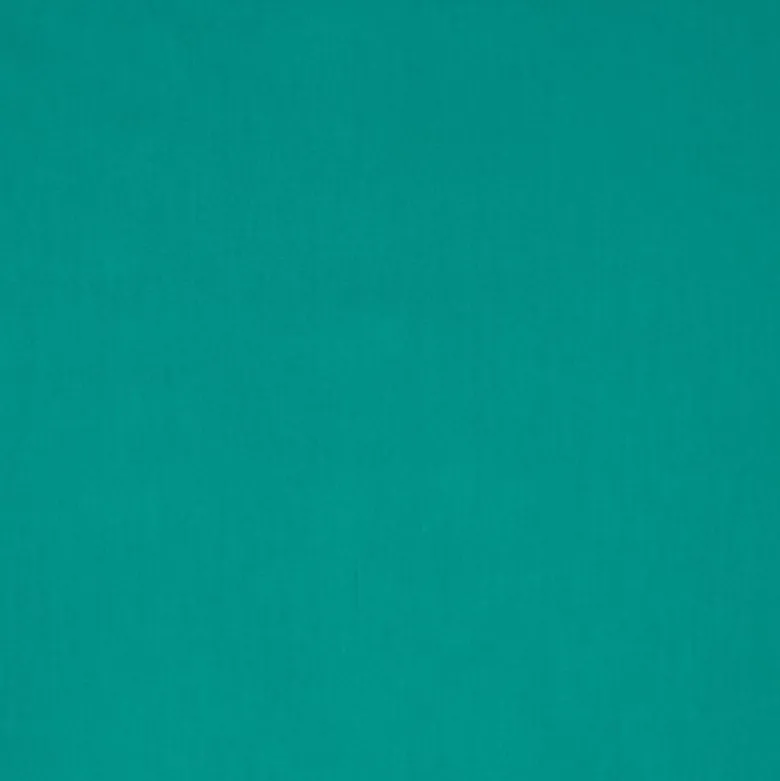 Tissu popeline coton Turquoise - OEKO TEX