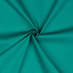 Tissu popeline coton Turquoise - OEKO TEX