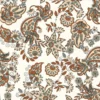 Tissu Popeline de coton Bertille motif fleurs Paisley - oeko tex